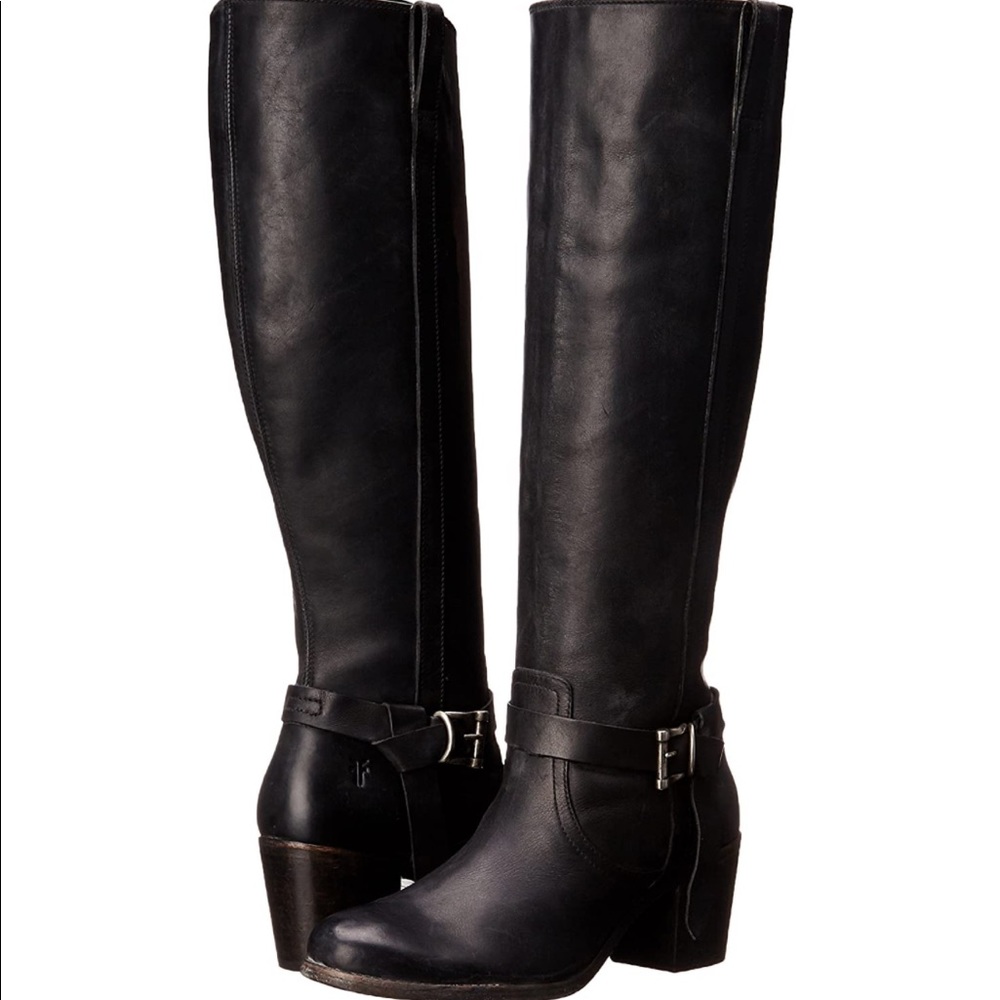 Frye Malorie Knotted Tall Riding Boots Sz 7